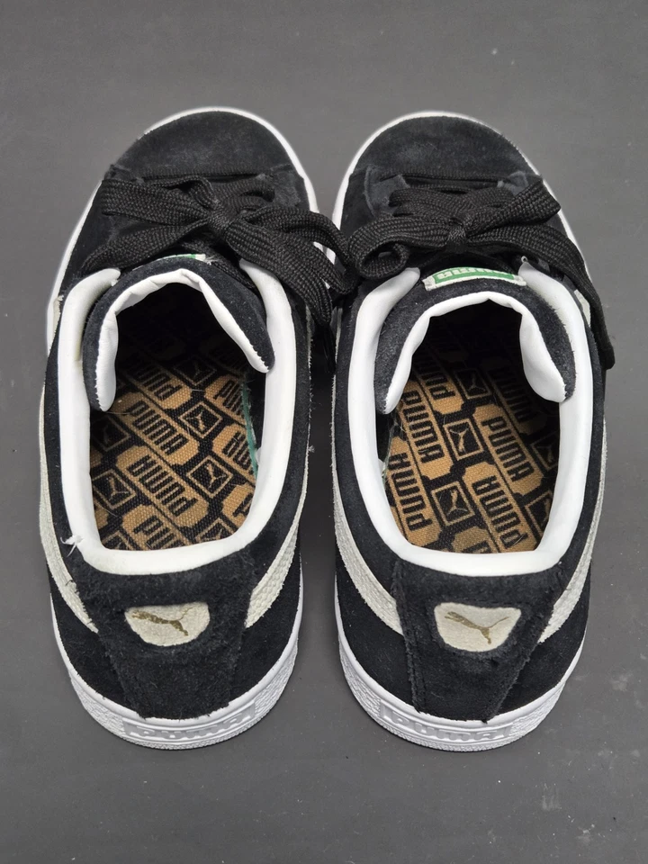 Puma Shoes Women's Size 9 Classic 21 Training Sneakers Black Suede Low Top - Image 4 of 4