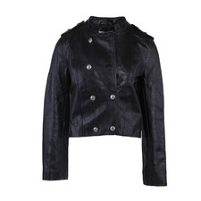 Claudie Pierlot giacca donna pelle di agnello nera taglia 40 L 12 113C1E19