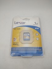 Lexar 1GB SD Genuine Camera Memory Card  NEW, SEALED
