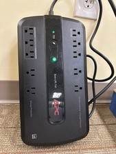 APC Back-UPS 750 BE750G UPS Battery Backup Surge Protector 10 Outlets Black