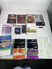 Vtg 1980s Lot Atari 400/800 Computer Game Manuals Explorer Connections Magazines