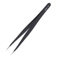 B- Hot ESD 12 Safe Anti Static Stainless Steel Tweezers Maintenance Repair Set