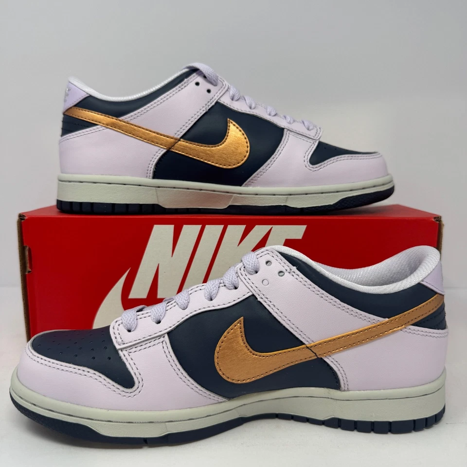 Nike Dunk Low SE Cobre Swoosh DX1663-400 Azul Violeta Metálico GS/Mujer Tallas Foto 3 de 4