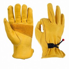 Vollfinger-Arbeitshandschuh aus Rindsleder strapazierf&auml;hig f&uuml;r Handwerker