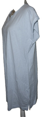 Body Essentials Nachthemd Strandkleid Jersey grau blau LONGSHIRT Kleid XL 44/46