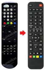 Ersatz Fernbedienung für Xoro HRS9200CI+ Receiver