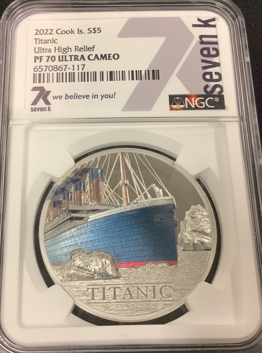 2022 Cook Islands Titanic NGC Graded Proof 70 Ultra Cameo! | eBay