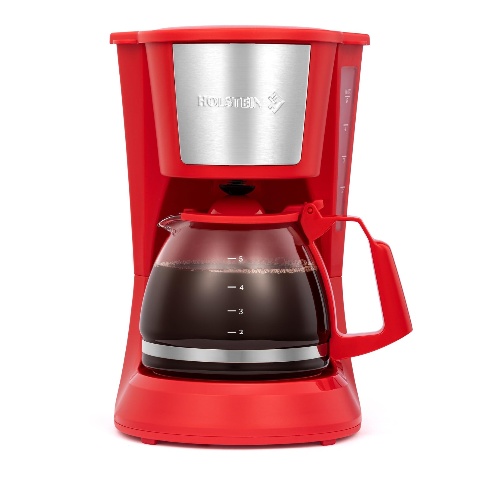 &ndash; Compact And 5 Cup, Red