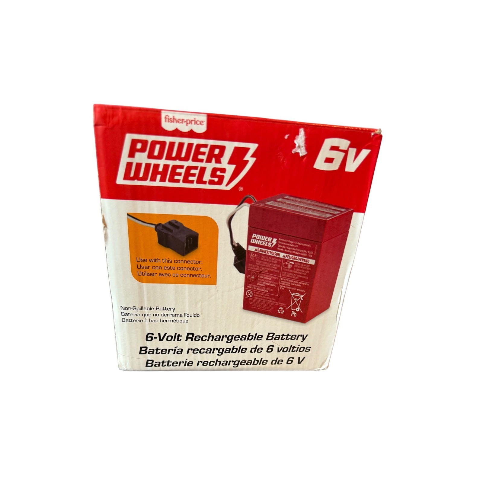 6 Volt Rechargeable Battery For Kids Ride On Toys Fisher Pri