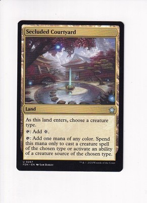 MAGIC THE GATHERING MTG FOUNDATIONS SECLUDED COURTYARD (#3) (LETD)