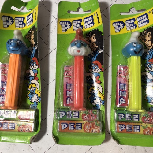 De colección PEZ Europa Austria Caramelos Pitufos Juego Completo De 5 Pitufos Sellados - Imagen 4 de 11