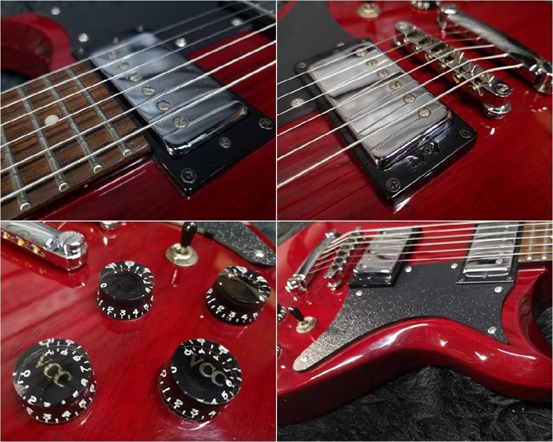 Electric Guitar Washburn WI-64 Buzz Feiten Red Made in Korea