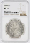 1880 Morgan Silver Dollar NGC MS63 S$1 Philadelphia Minted No Reserve