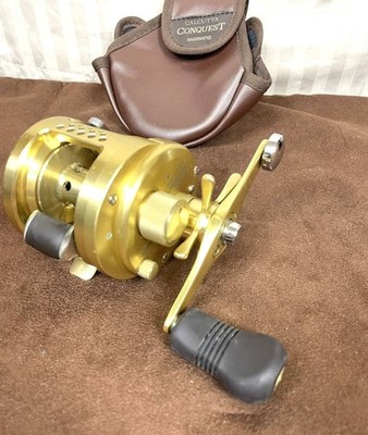 SHIMANO CALCUTTA CONQUEST 400F ゴールド SHIMANO Calcutta Conquest MD Baitcast Fishing Reel