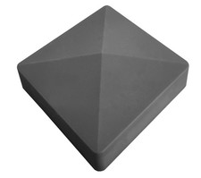 Kunststoff Pfostenkappe Kappe Alupfosten Pfosten WPC Systemzaun Zaun anthrazit