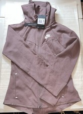 New NIKE TECH FLEECE FULL ZIP HOODIE BV3455 291 Plum White Wmn SIZE XSMALL