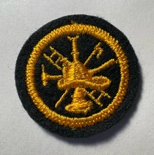 Firefighter Maltese Cross Patch ~ Felt ~ 1.5”