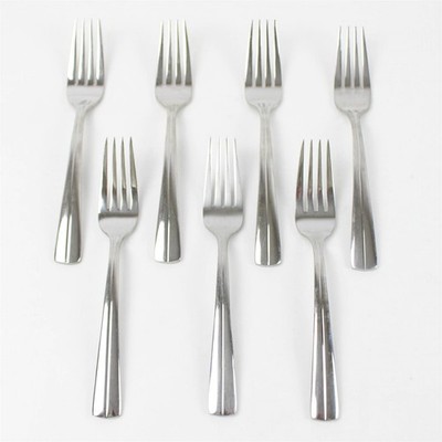 Set of 7 Cambridge Dunhill Stainless Salad Forks