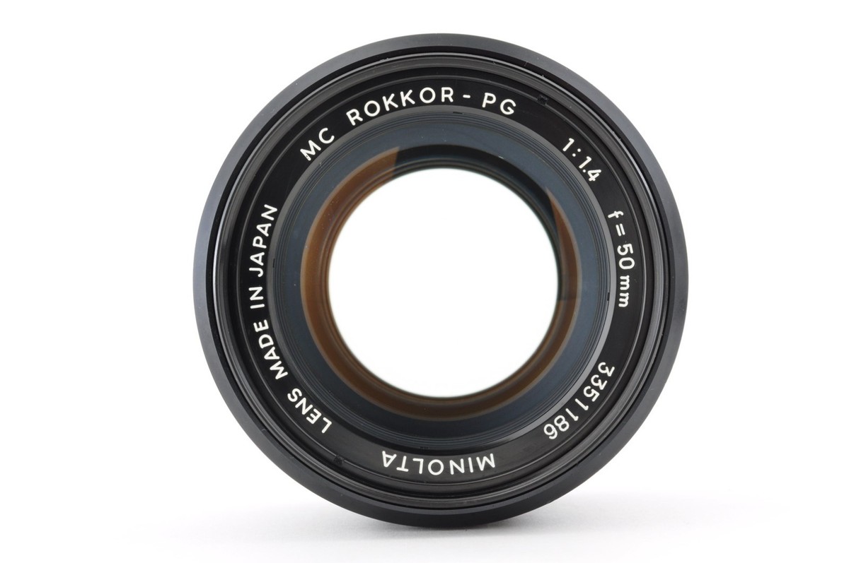 【美品】ミノルタ MINOITA MC ROKKOR PG 58mm F1.2 Minolta MC Rokkor PG 58mm F1.2 – Robert Wisbey –