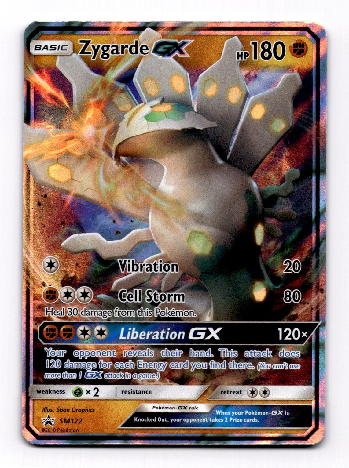 Zygarde GX SM122 - Pokemon TCG Sun and Moon Black Star Promo -