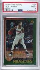 2018-19 Panini NBA Hoops Green /99 Troy Daniels #137 PSA 9 MINT 0h2x