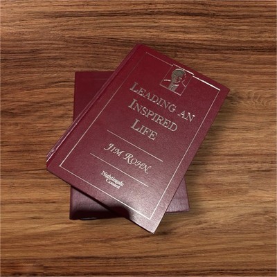 Jim Rohn Leading An Inspired Life Hardcover Book Slipcase Nightingale Conant 97