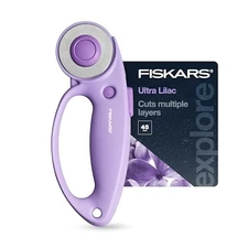 Fiskars Loop Rotary Cutter 45mm Explore Collection Ultra Lilac