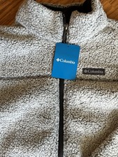 Youth Size Size Large Zip Front Columbia Fleece Jacket Pockets Shirt Waist