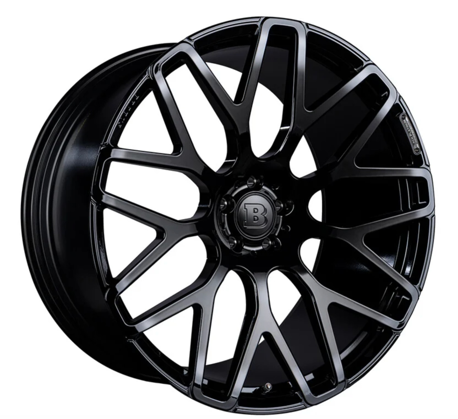 Brabus MONOBLOCK Y "BLACK PLATINUM" Full Set of Wheels for G Wagon G63 G65 G550