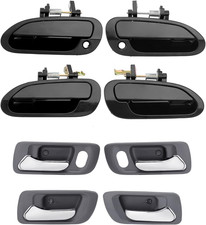 Door Handle Set 8 Pcs Compatible With 1998-2002 Honda Accord Interior Ext Door Handle Set 8 Pcs Compatible With 1998-2002 Honda Accord Interior Ext
