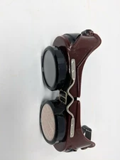 Vintage NORTON SAFETY Welding? GOGGLES STEAMPUNK Dark GLASS LENS SIDE PANELS USA