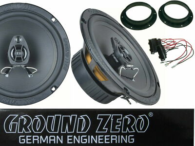 passend für VW T5 T6  Bus Ground Zero Lautsprecher Einbau Set Tür vorn 240 W