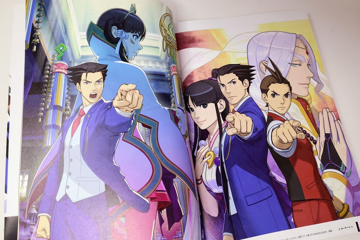 Phoenix Wright Ace Attorney 6 Official Visual Art Book Phoenix Wright Ace Attorney 6 Official Visual Art Book