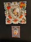 Vintage, (2) Valentines-by Whitney. Embossed, bright colors from 1920-1930's — photo 1
