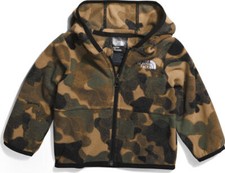 THE NORTH FACE Baby Glacier Full Zip Hoodie, Utility Brown Camo Texture Small