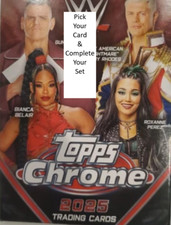 2025 Topps Chrome WWE Base Cards #1 - #200 Pick Your Card & Complete Your Set