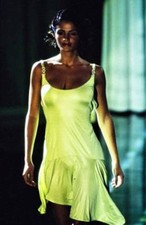 GIANNI VERSACE SEXY STRAP EMBELLISHED OPEN BACK ASYMMETRICAL DRESS SIZE 42 SS/95