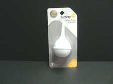 New Safety 1st Infant Nasal Aspirator White Soft Flexible Tip