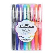 Felt Tip Pens, Fine Point Color Pens 0.5mm , Colorful 1 Count Pack of 8 