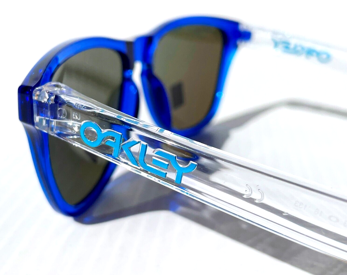 NEW Oakley FROGSKINS XS Crystal Blue PRIZM Sapphire YOUTH