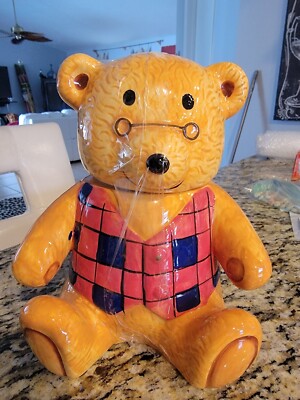 Teddy Bear Cookie Jar 9' High