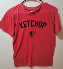 THE OG MEDIUM KETCHUP shirt Baltimore Orioles Hot Dog Race SGA NEW  2024 TOPPS