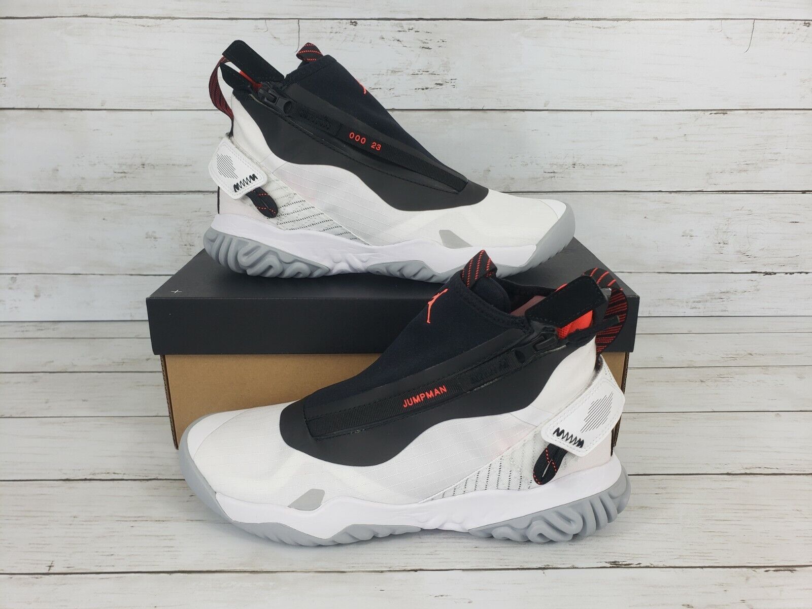 Jordan Proto-React Z White Crimson Black Shoes CI3794-100 US Men&#039;s 8 | eBay