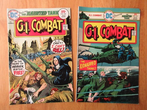 Run of *4* 1975 G.I. COMBAT: #180-183 *Great Kubert Art!* (VF Beauties!) - Picture 2 of 6