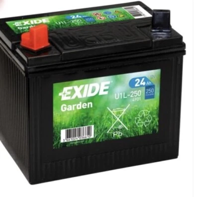 896 Exide U1L-250 NEW Lawn Mower Battery 12V 24Ah 4901 Now Shipping to NI