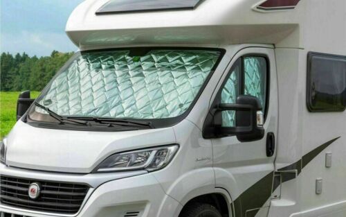 PEUGEOT BOXER - TAILORED MOTORHOME CAMPERVAN THERMAL SILVER INSULATION SCREEN - Picture 3 of 12
