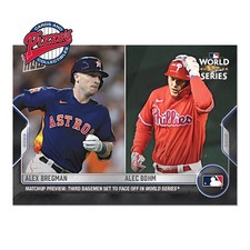 Alex Bregman | Alec Bohm - 2022 MLB TOPPS NOW Card WSM-5 In Hand