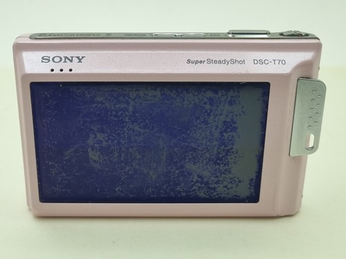 Sony Cyber Shot DSC-T70 8.1MP 3x Optical Zoom Digital Camera PINK - Picture 9 of 13