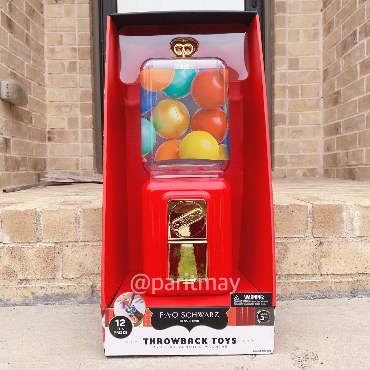 FAO Schwarz Throwback Toys Mystery Capsule Vending Machine