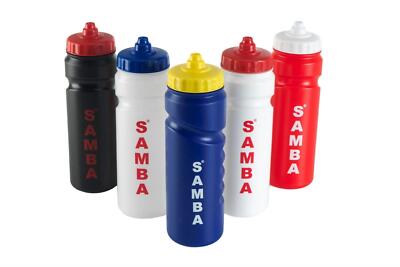 Samba farbige Trinkflaschen Sport Name ID Block Schraubverschluss BPA frei 750ml